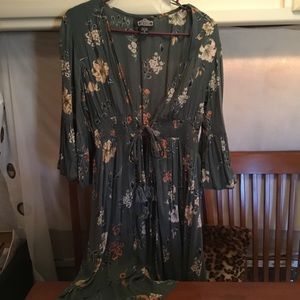 Angie Floral Cardigan/Kimono/Duster